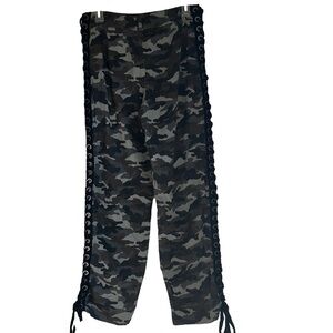 NWT Fashion Nova Lace Up The Camo Cargo Pants